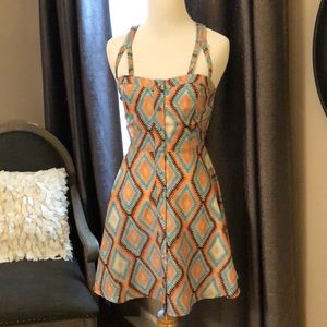 Racer back Aztec summer dress